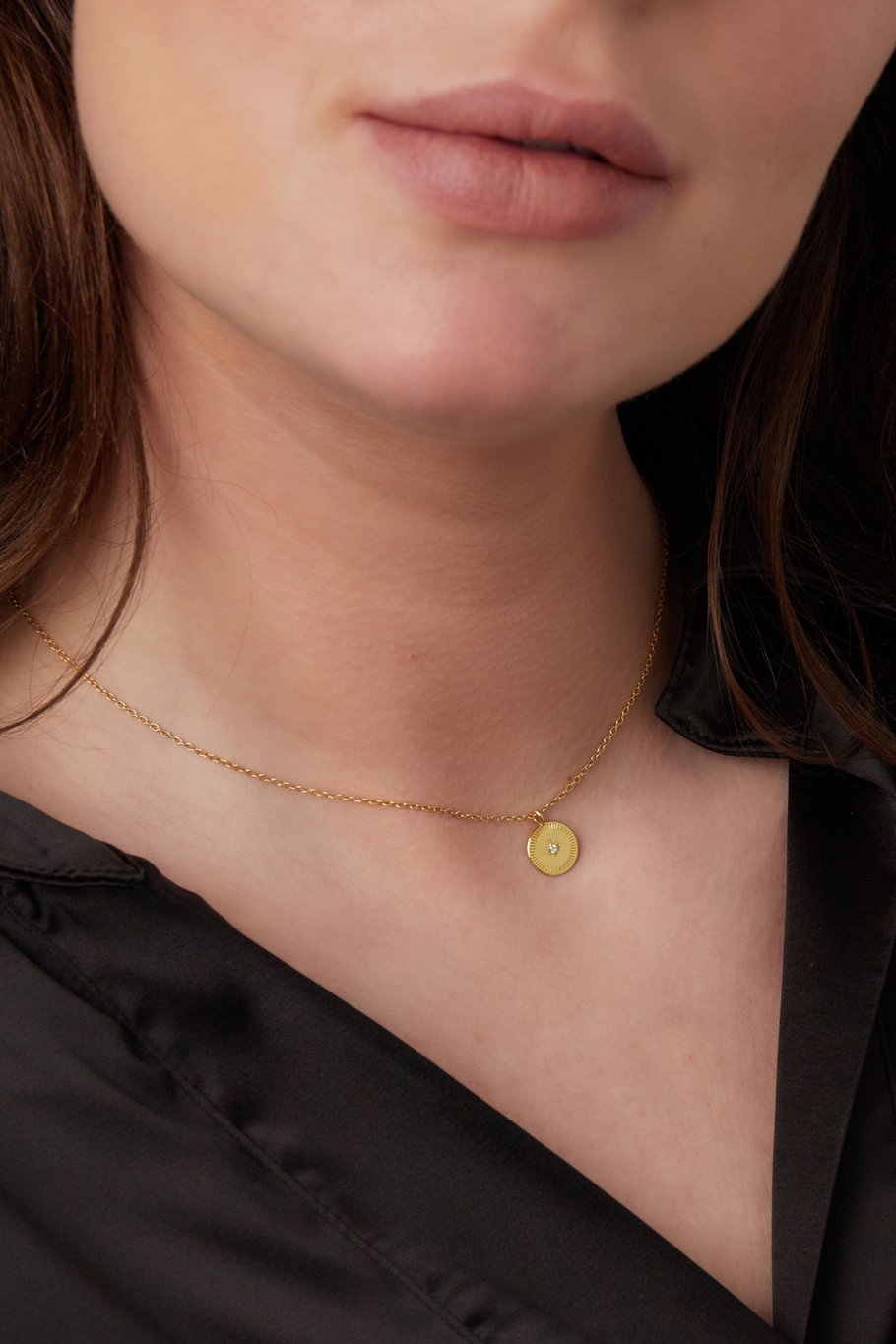 Collier pendentif pierre - argent 925 Image3
